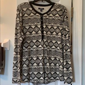 NWT Chaps long sleeve top SZ XXL